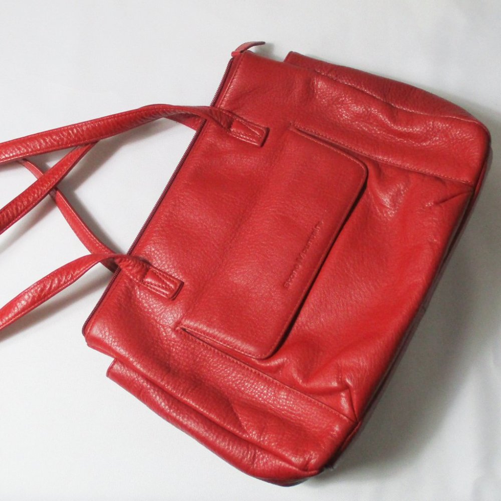 Stone Mountain Red Leather Purse